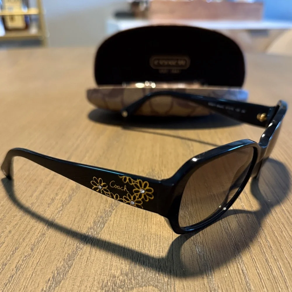Coach Black Reese Sunglasses - Picture 7 of 11